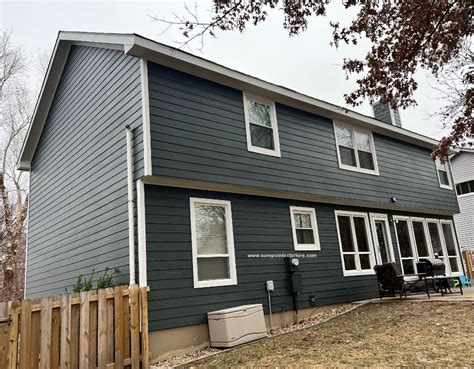 James Hardie Iron Gray Lap Siding In Shawnee Ks Sure Point Exteriors