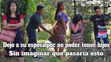 Dejo a su esposa por no poder tener hijos sin imaginar que pasaría esto