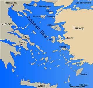 Aegean Sea Map - Free Printable Maps