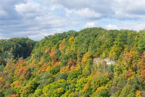 Landscape Near Dundas Peak in Hamilton Ontario at Sunny Autumn D Stock ...