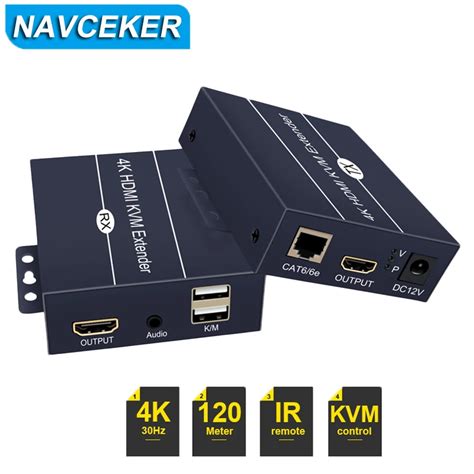 Extensor HDMI De Red Receptor Transmisor Sobre Puertos CAT5e CAT6