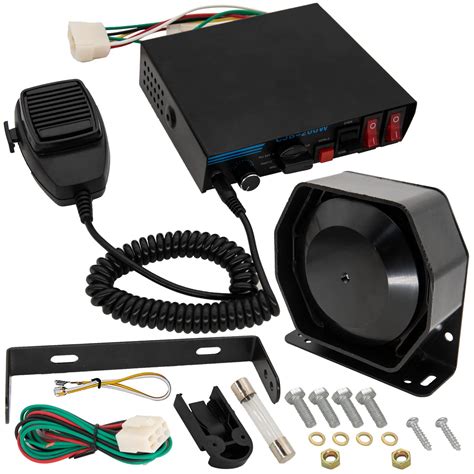 Buy Pa Siren System Unit With Pa Speaker Mic System Vehicle Siren Box