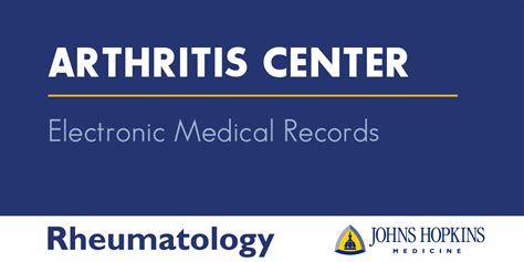 electronic-medical-records • Johns Hopkins Rheumatology