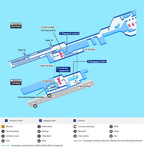 Sju Airport Terminal Map