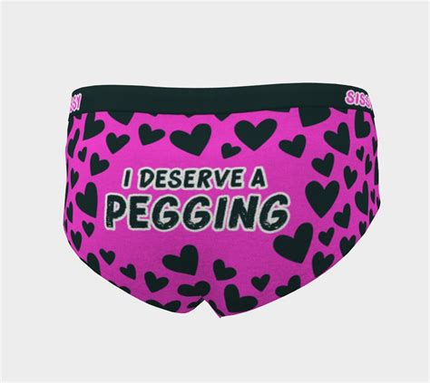 Sissy Panty I Deserve A Pegging Submissive Lingerie Tucking Etsy Australia