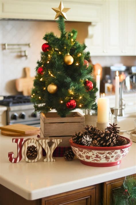 Kitchen Island Christmas Decor Ideas The Crafty Hacks