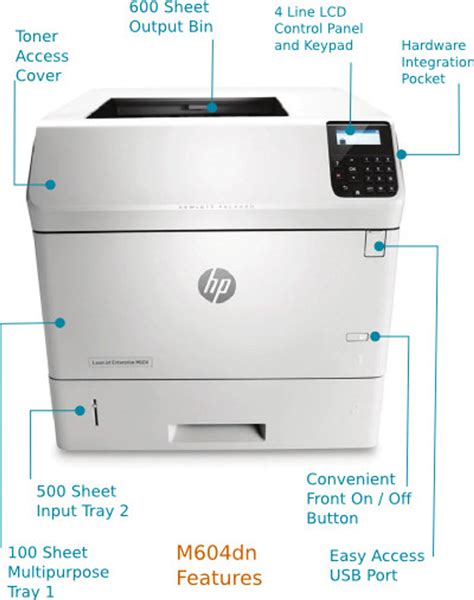 HP LaserJet Enterprise M605N - E6B69A#BGJ - HP Laser Printer for sale