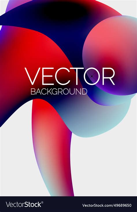 Abstract glowing shapes background Royalty Free Vector Image