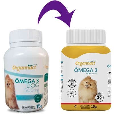 Omega 3 Caes Organnact 500mg 30 Capsulas Envio Imediato Shopee Brasil