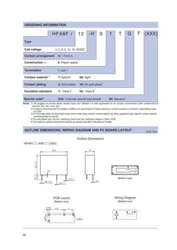 HONGFA HF46F 24 HS1T Relais 1x Schliesser 5A 24V Power Relay 860658 EBay