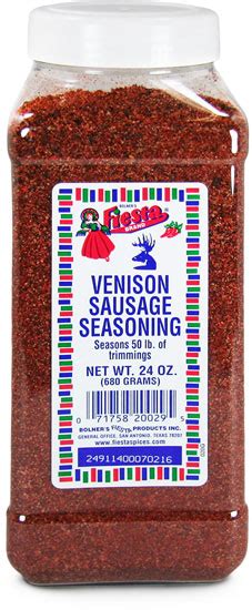 Venison Sausage Mix | Fiesta Spices