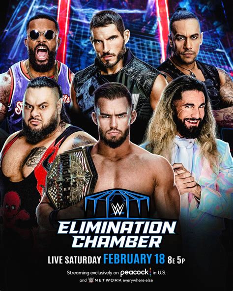 Wwe Elimination Chamber 2022 Match Card