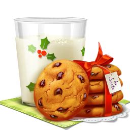 christmas milk and cookies png - Clip Art Library