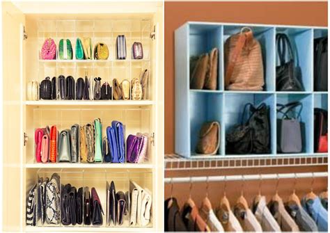 10 Maneras ingeniosas de cómo organizar bolsos y carteras en casa