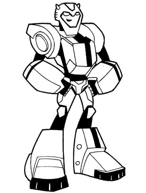 Bumblebee Animado Para Colorear Imprimir E Dibujar Coloringonly