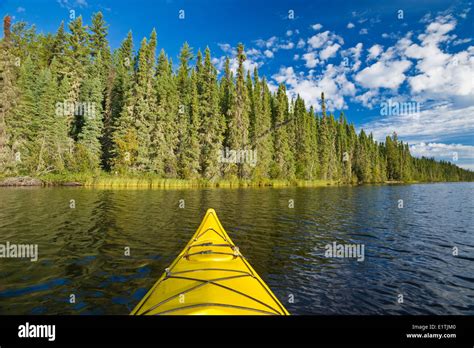 Kayaking Little Deer Lake Lac La Ronge Provincial Park Northern