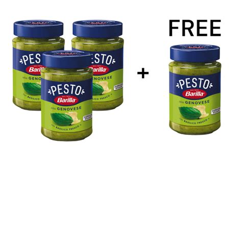 Buy Get Free Barilla Classic Pesto Alla Genovese Pasta Sauce With