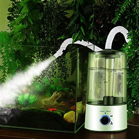 Dreyoo Reptile Humidifier Fogger L Cool Mist Fog Mister With Tube For