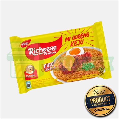 Jual Mie Richeese Nabati 74gr Mie Goreng Instant Keju Richeese Fire