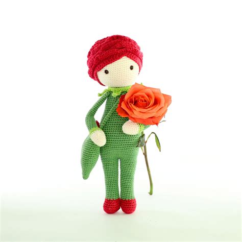 Кукла цветок крючком