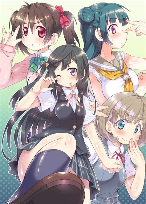 Yazawa Nico Tsushima Yoshiko Yuuki Setsuna And Tang Keke Love Live