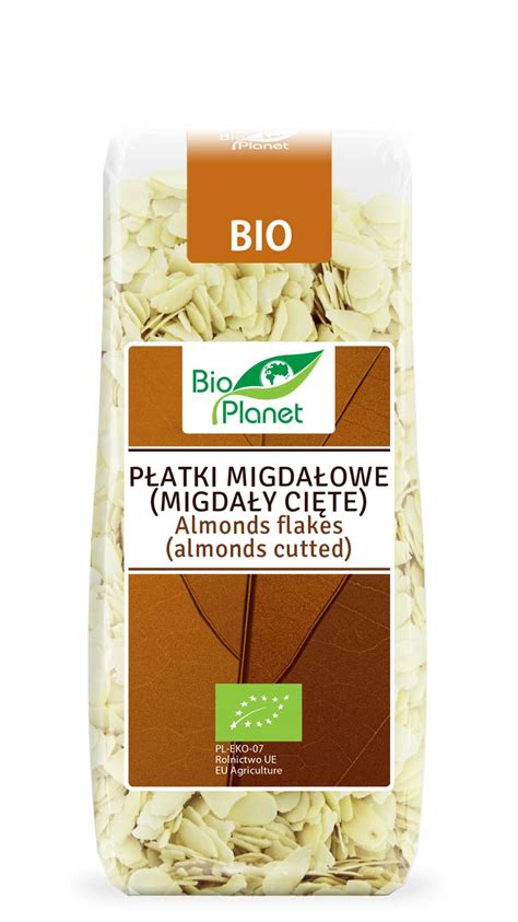 PŁATKI MIGDAŁOWE MIGDAŁY CIĘTE BIO 100 g BIO P 10781534140 Allegro pl