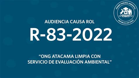 R 83 2022 ONG Atacama Limpia con Servicio de Evaluación Ambiental