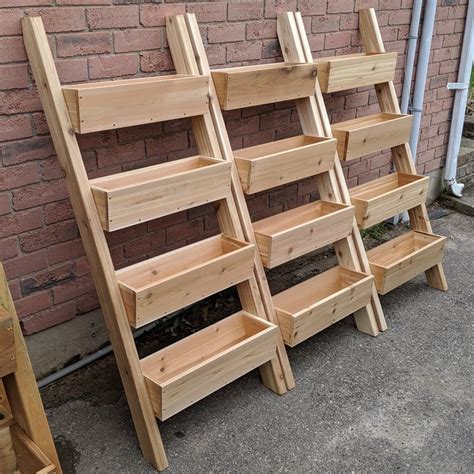 4 Tier Cedar Planter Cedar Planters Tiered Planter Tiered Garden Boxes