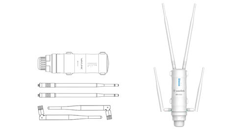 Antena Wi Fi Mesh De Uso Externo De Alta Pot Ncia Mbps Ghz