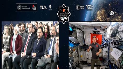 Türk astronot Alper Gezeravcı uzaydan Samsuna bağlandı Öğrencilerin