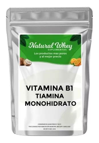 Vitamina B1 Mononitrato De Tiamina 10 Gr Sabor característico