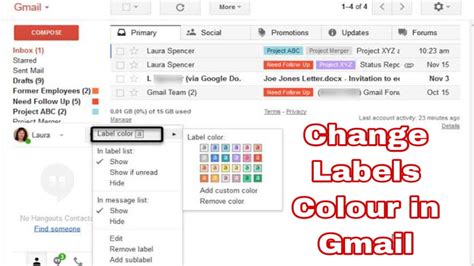 How To Color Code Labels In Gmail How To Change Label Color In Gmail