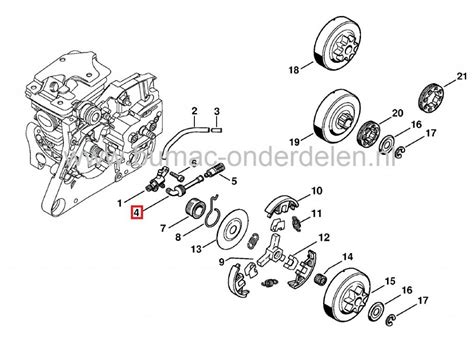 Olieleiding Stihl Ms En Ms Kettingzaag Motorzaag