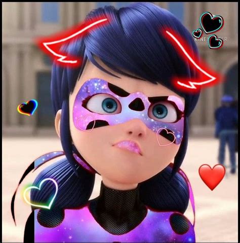 An Animated Girl With Blue Hair And Pink Makeup Looks Up At The Camera