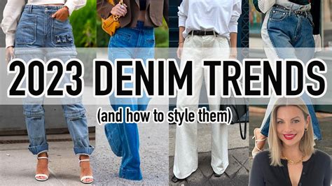 The Hottest Denim Trends For And How To Style Them Youtube