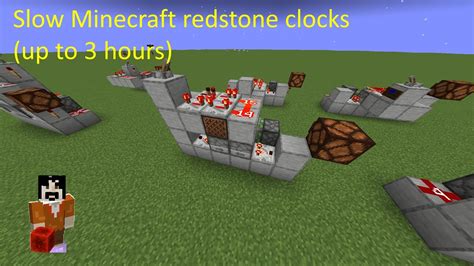 Slow Redstone Clocks In Minecraft Compact And Configurable Java