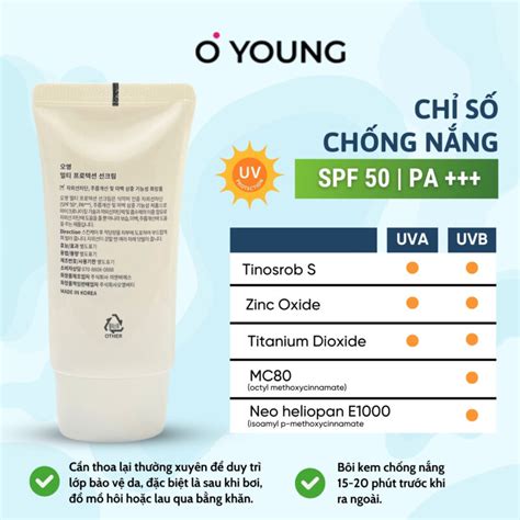 Kem Chống Nắng Bảo Vệ Da Oyoung Multi Block Cream Spf 50 Pa