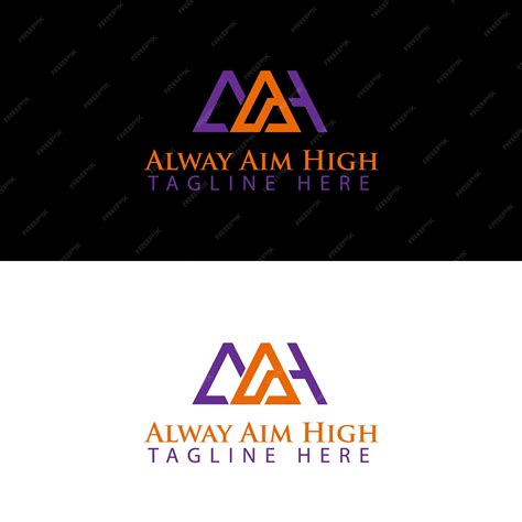 Premium Vector Always Aim High Logo Design 11