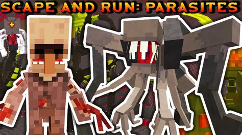 Scape And Run Parasites Minecraft Mod Showcase Youtube