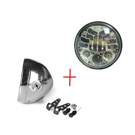 575 Led Projector Headlight For Honda Shadow Aero Phantom Vlx 600 750 Vt 1100 575 Inch