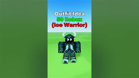 Roblox 50 Robux Ice Warrior Outfit Idea ️ Youtube