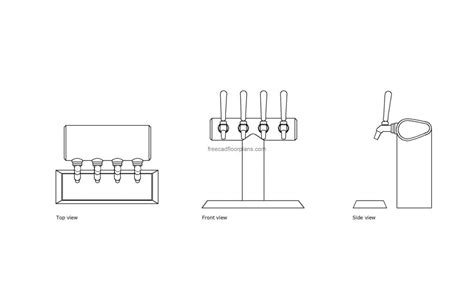 Beer Taps CAD Drawings