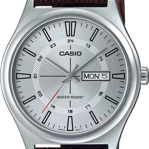 Casio Enticer Mtp V L C Silver Dial Men S Watch