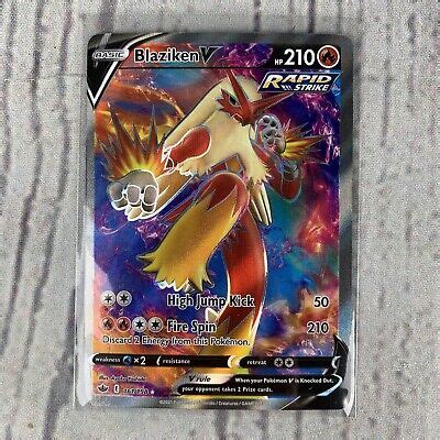 Blaziken V Chilling Reign Nm Full Art Ultra Rare Pokemon Card