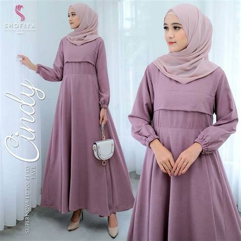 Jual Gamis Brukat Korean Style Couple Fashion Pesta Kondangan Remaja