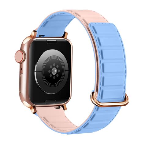 Silicone Magnet Straps For Apple Watch Ultra Ultra2 Se 1 2 3 4 5 6 7 8