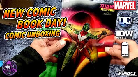 New Comic Book Day Marvel Dc Comics Unboxing November