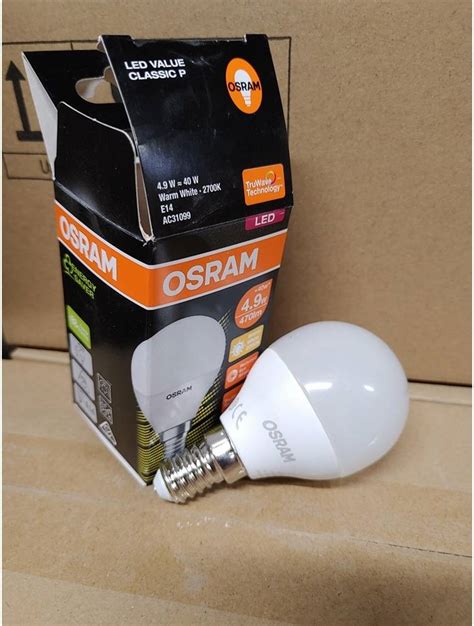 Osram Led Value Classic P Bulb Frosted W Screw Base E