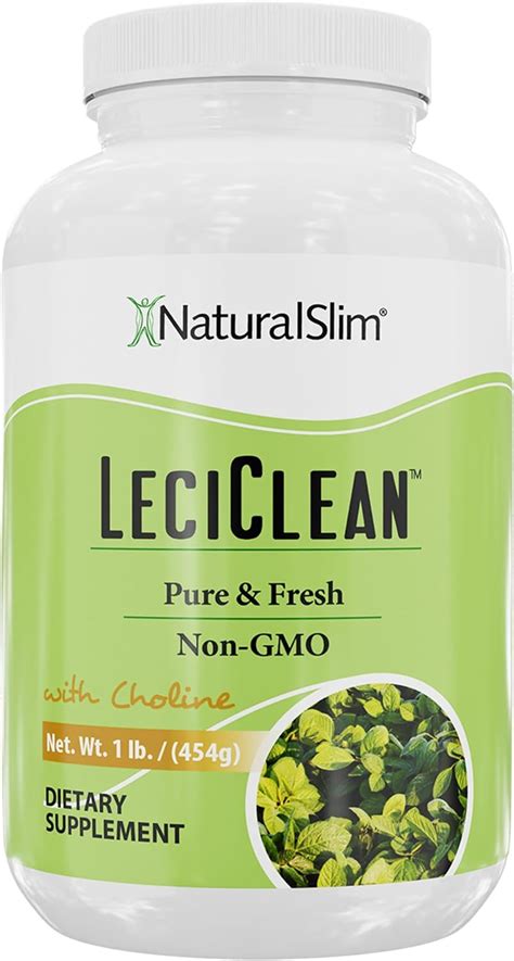 Amazon Naturalslim Leciclean Gr Nulos De Lecitina De Soja Pura