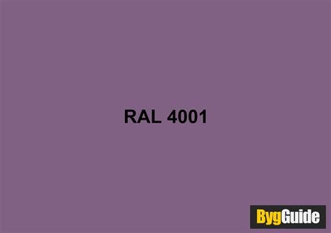 RAL 4001 Rød lilla BygGuide